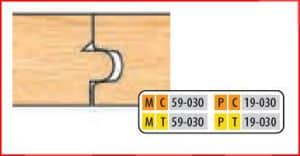 4 X 1 1/4 BORE CT 3W 5 PC  FLOORING SET